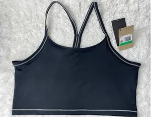 Nike Black Training Sports Bra XL Strappy Activewear Top Workout NEW Womens thumbnail 1