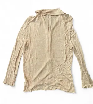 Free People Gold Bell Sleeve Button-Up Long-Sleeve Top thumbnail 2