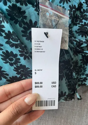 Justine Printed Lace-Up Mini Dress NWT thumbnail 6