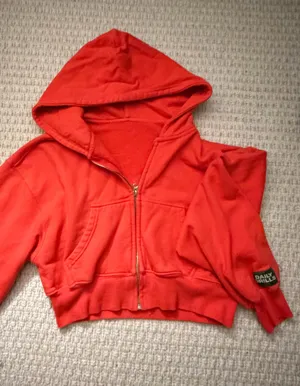Daily Drills Cropped Hoodie Zip-Up thumbnail 2