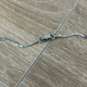 Rhinestone necklace Silver thumbnail 3