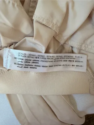 Light Beige Zara Cropped Bomber Jacket thumbnail 5