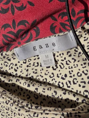 Gaze Tan Leopard Print Cami Top M Brown Size M thumbnail 2