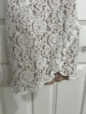 Selfie Leslie White Lace Dress thumbnail 6