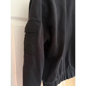 The North Face Womens Large Cropped Fleece 1/4 Zip Black Pullover sweatshirt thumbnail 6