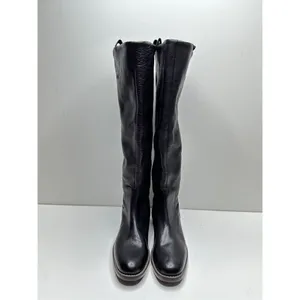 Franco Sarto‎ Meyer Black Leather Knee High Boots Size 6 thumbnail 5