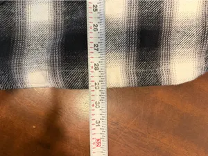 Women’s black and white plaid Lucky Brand jacket button up large thumbnail 5