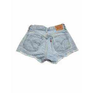 Levi's 501 Denim Shorts Womens 26 High Rise Button Fly Cut Off Light Wash #I10-1 thumbnail 11