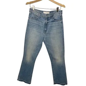 MOTHER Superior Hustler Ankle Holier Than You Patch Flare Jeans 31 thumbnail 3