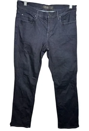 AYR Size 28 Womens Jeans Dark‎ Blue W114 B02 Stretch Zip Button thumbnail 1