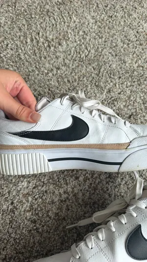 Nike Court Legacy Lift White Hemp Black DM7590-100 Women's Size 10.5 thumbnail 5