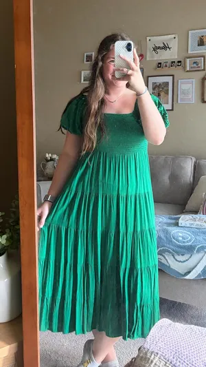 Amazon Green Maxi Dress thumbnail 1