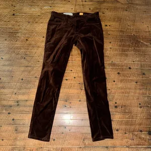 Pilcro and the Letterpress brown corduroy low rise 27 pants thumbnail 2