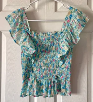 Mine Floral Smocked Top thumbnail 1