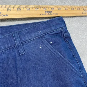 Abercrombie & Fitch Jeans Womens 34 Blue Wide Leg Mid Rise Baggy Streetwear 18 thumbnail 2