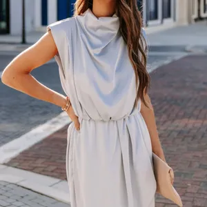 VICI | Silesia Satin Cowl Neck Dress thumbnail 7