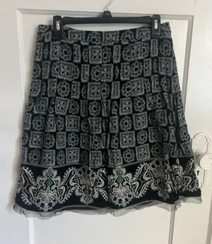 Loft Patterned Skirt thumbnail 1