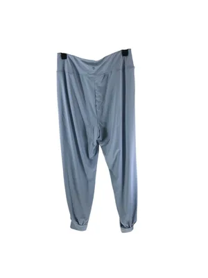 Halara Womens Jogger Pants Side Slits Pull On Pockets Light Blue Stretch M thumbnail 2
