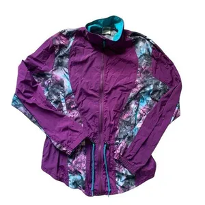 Vintage Himd Purple Windbreaker with Teal Accents L thumbnail 1