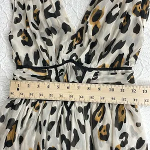 Victoria’s Secret Leopard Print Sleeveless Baby Doll Flowy mini dress Y2K size 0 thumbnail 12