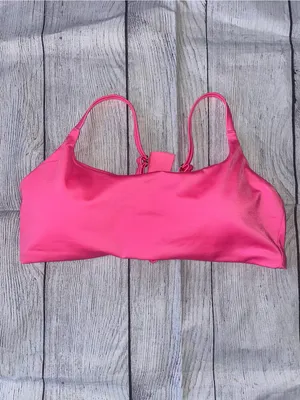 Quince Pink High-Waist Bikini Set - Classic Scoop Top thumbnail 3