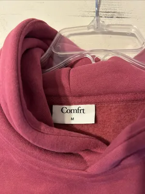 Comfrt Travel Essentials Hoodie Berry Cozy Pullover Hoodie Medium thumbnail 5