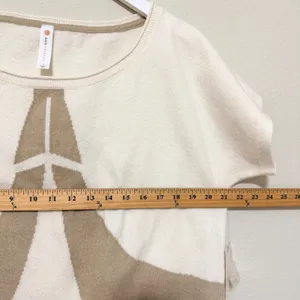 Daily Practice‎ Crew Neck Sweater Women Small Ivory Coastal Neutral- NWT thumbnail 10