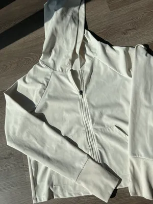 Fabletics Cream Jacket thumbnail 1