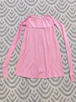 Light Pink Strapless Dress Small/Medium thumbnail 3
