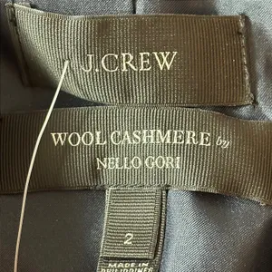 J.Crew Navy Wool Cashmere Peacoat Nello Gori Gold Button Jacket G7503 Mens 2 thumbnail 2
