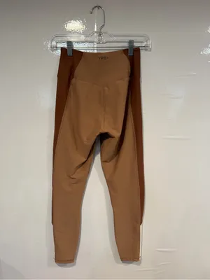 Colorblock YPB Abercrombie and Fitch Active Leggings‎ in Brown and Tan thumbnail 3