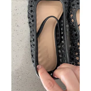 Madewell Women’s mesh Ballet Flats In Black Mary Jane Mesh Size 7 thumbnail 3