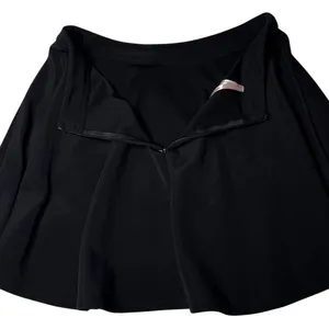 Black Skater Skirt Medium Fit Flare Textured Office Coquette thumbnail 4