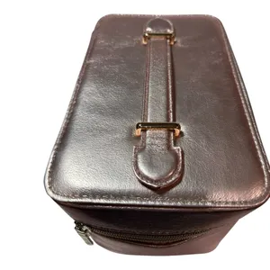Lancôme Metallic Rose Gold Cosmetic Train Case | NWOT | Large Vanity Organizer thumbnail 6