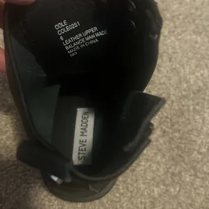 Steve Madden Black Combat Moto Boots thumbnail 3