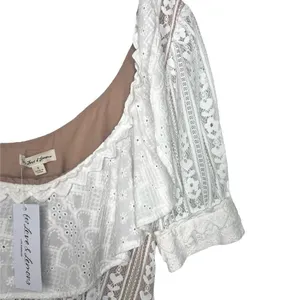 New Boho Romantic For Love & Lemons Lovebird Mini Dress Size S thumbnail 4