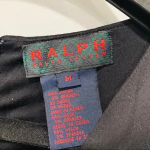 Ralph Lauren Black Mesh Mini Dress thumbnail 3