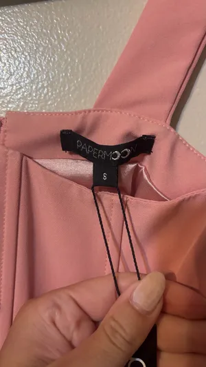 Paper Moon Pink Top Crop thumbnail 3