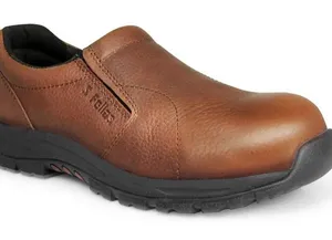 Women’s Bearcat brown comp toe slip on shoes Sz 6 S Fellas oil /slip resistant thumbnail 1