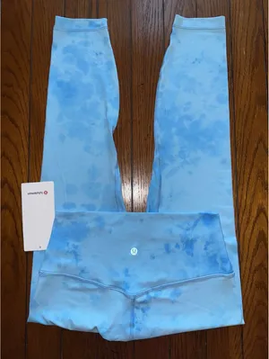 Lululemon Align High Rise 25” Smoothie Wash Blueberry Size 8 NWT thumbnail 1