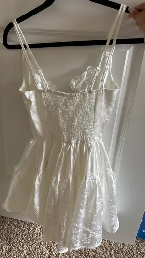 Shein White Dress Mini thumbnail 2