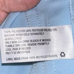 Wild Fable Blue Track Pants Medium White Brown Side Stripe‎ Athleisure thumbnail 5