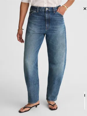 NWT Madewell The Curvy Balloon Jean in Greendale Wash Size 31 thumbnail 3