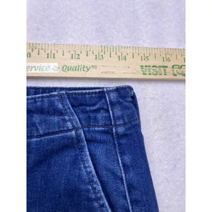 Paige Wide Leg Jeans‎ Women 26 Blue High Rise Trouser Denim thumbnail 6