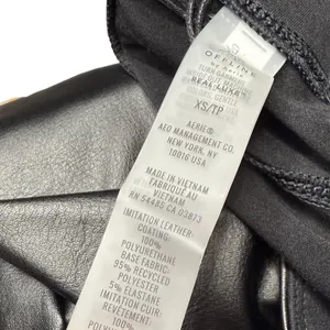 Offline By Aerie Real Luxe Faux Leather Hi Rise Leggings Size XS Black Biker New thumbnail 8