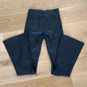Edikted - Faux Leather Flare Pants in Black thumbnail 4