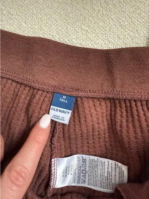 Old Navy Brown Waffle Lounge Pants  thumbnail 4