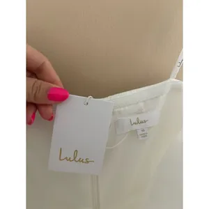 Lulus Lifetime of Love White Satin Strapless A-Line Gown Size 10 Classic Wedding thumbnail 8