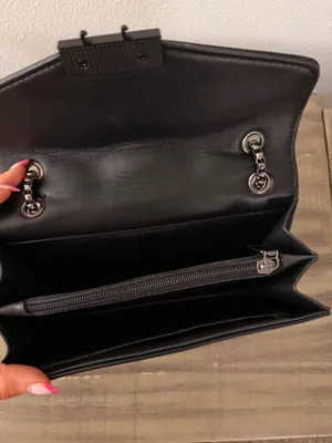 Studded Quilted Chain Shoulder Bag – Edgy Rockstud Crossbody Purse thumbnail 5