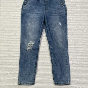 Forever 21 Overalls Size 26 or‎ Small Medium Wash Distressed Denim thumbnail 6